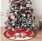 Skirt for a Christmas Tree Merry Christmas 36-Inch Tree Skirt,Red Tree Mat Decor for Christmas Xmas Happy New Year Festive Holiday Party Decorations